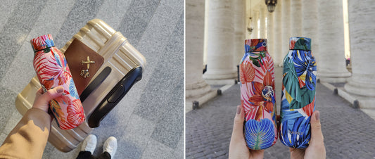 Quokka ruostumattomasta teräksestä valmistettu juomapullo